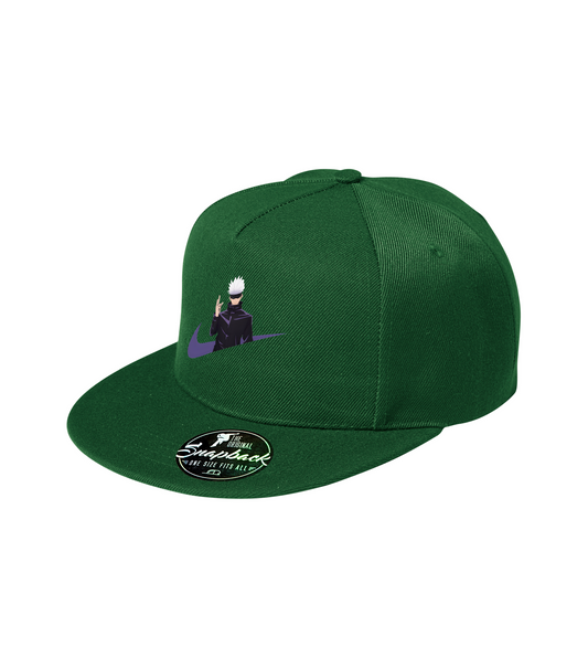 Sapca verde personalizata rap urban "Jujutsu Kaisen Gojo" streetwear
