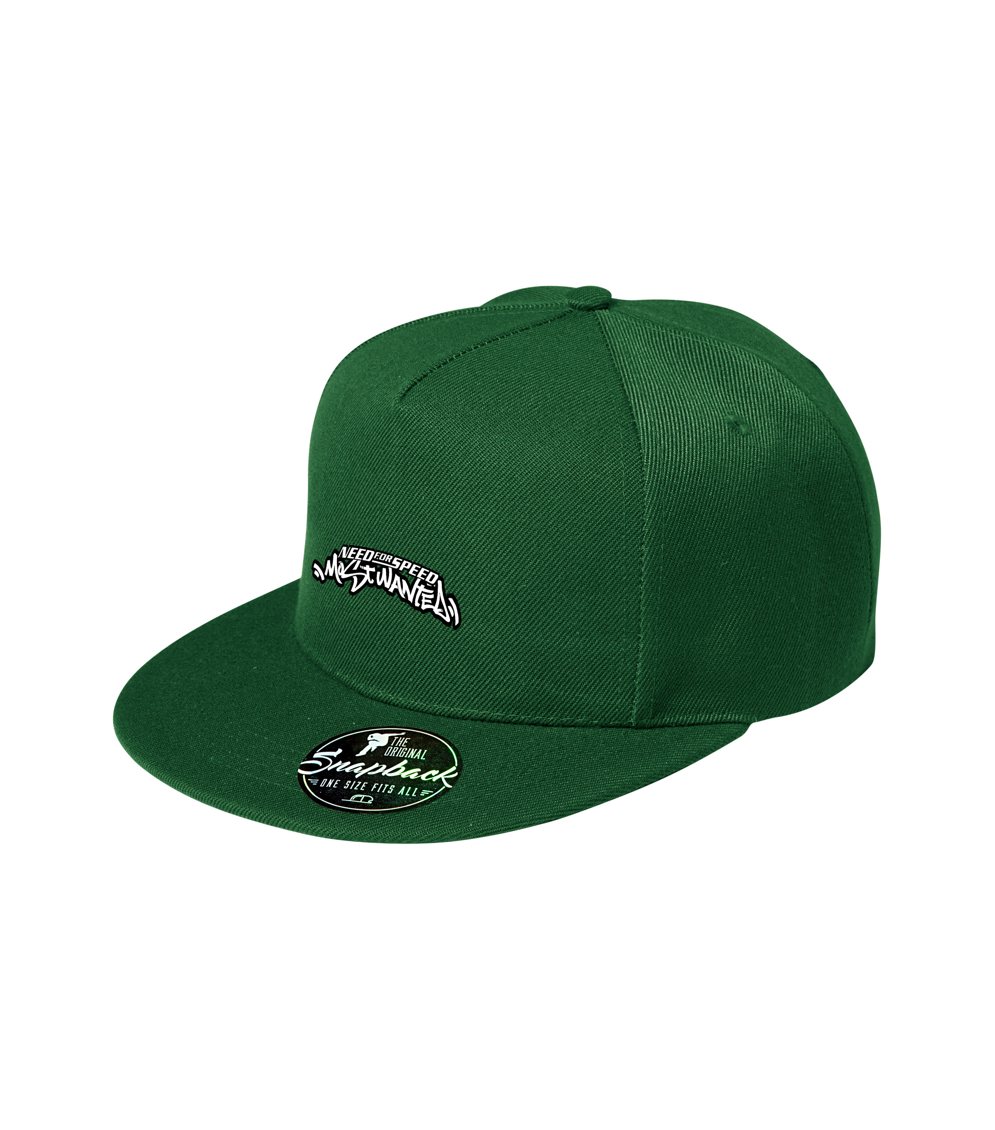 Sapca verde personalizata rap urban "NFS Most Wanted" streetwear
