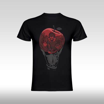 Tricou Negru personalizat bumbac anime "Death Note Ryuk" streetwear

