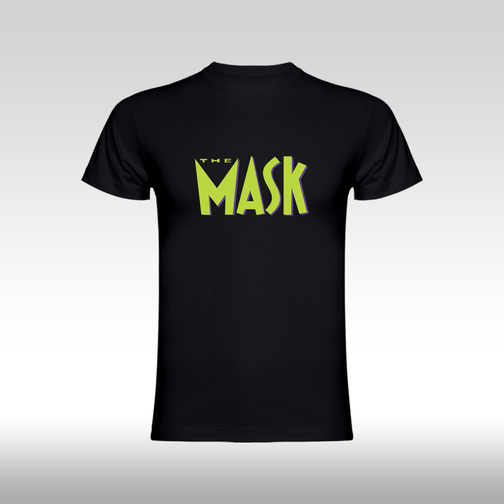 Tricou Negru personalizat bumbac Fata masca "The Mask Funko" streetwear
