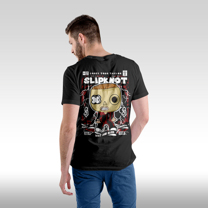 Tricou Negru personalizat bumbac Spate Barbat urban "Attack on Titan" streetwear

