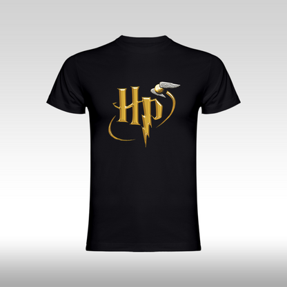 Tricou Negru personalizat bumbac anime "Harry Potter Funko" streetwear
