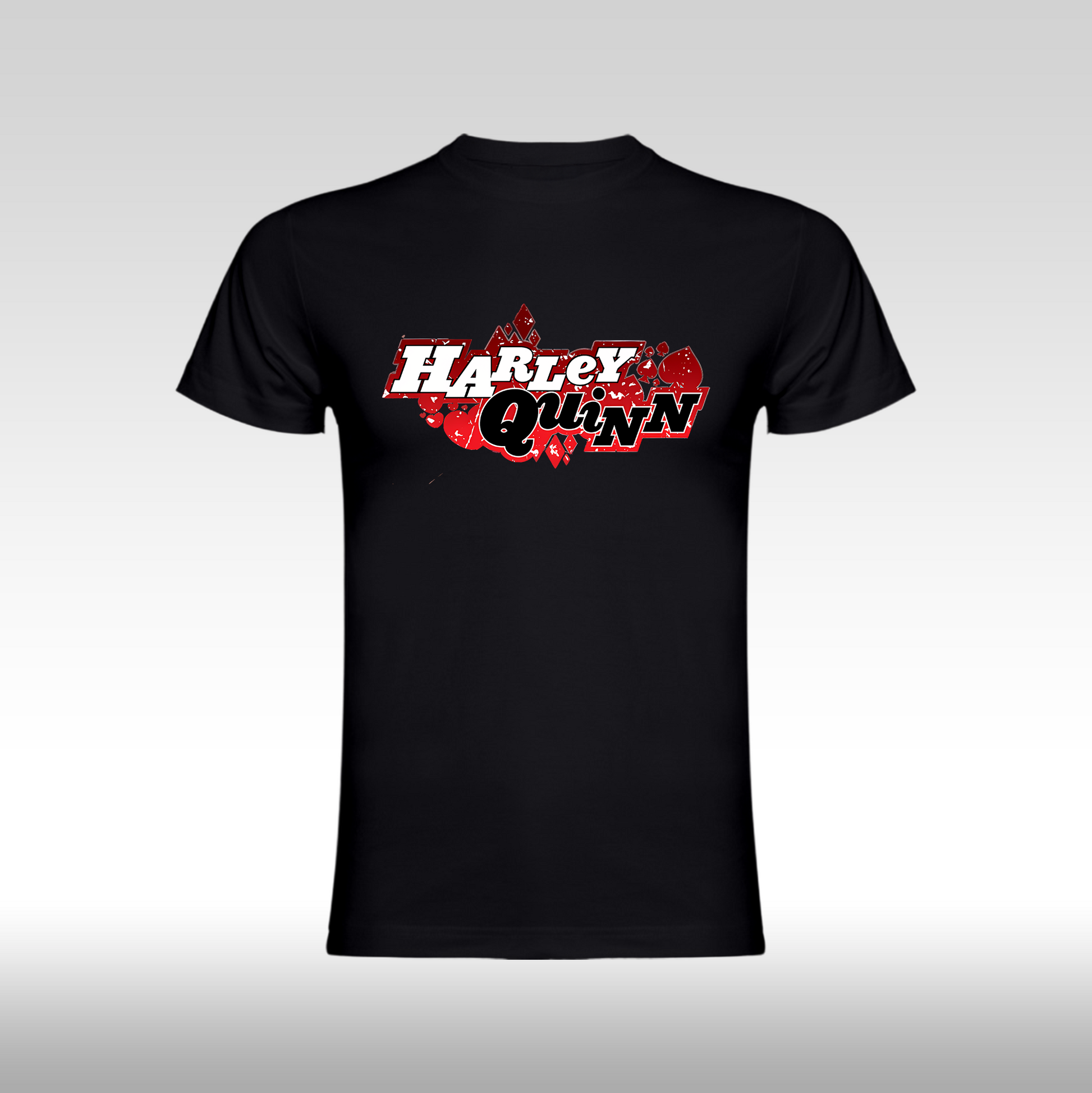 Tricou Negru personalizat bumbac  batman "Harley Quinn Funko" streetwear
