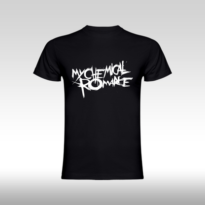 Tricou Negru personalizat bumbac emo rock "My Chemical Romance Black Parade" streetwear
