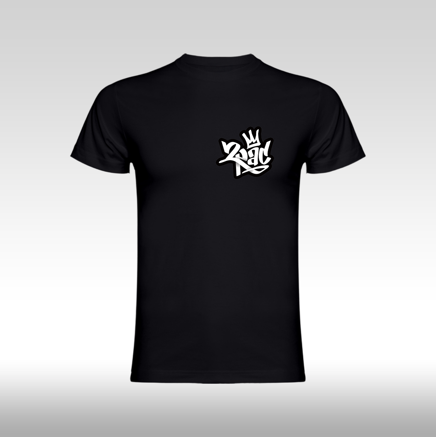Tricou Negru personalizat bumbac fata hip hop "2Pac Funko" streetwear
