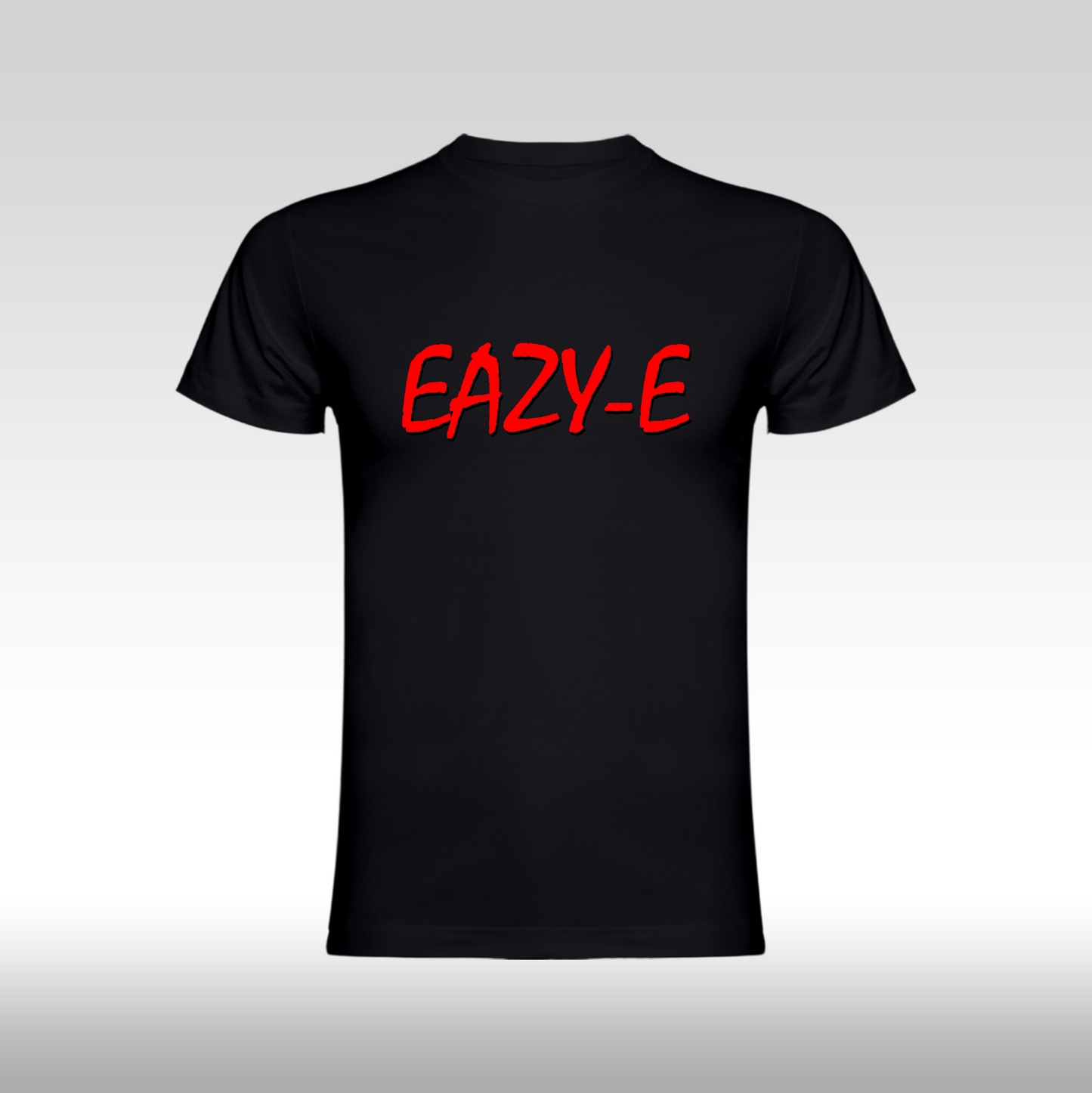 Tricou Negru personalizat bumbac rap "Eazy-E" streetwear
