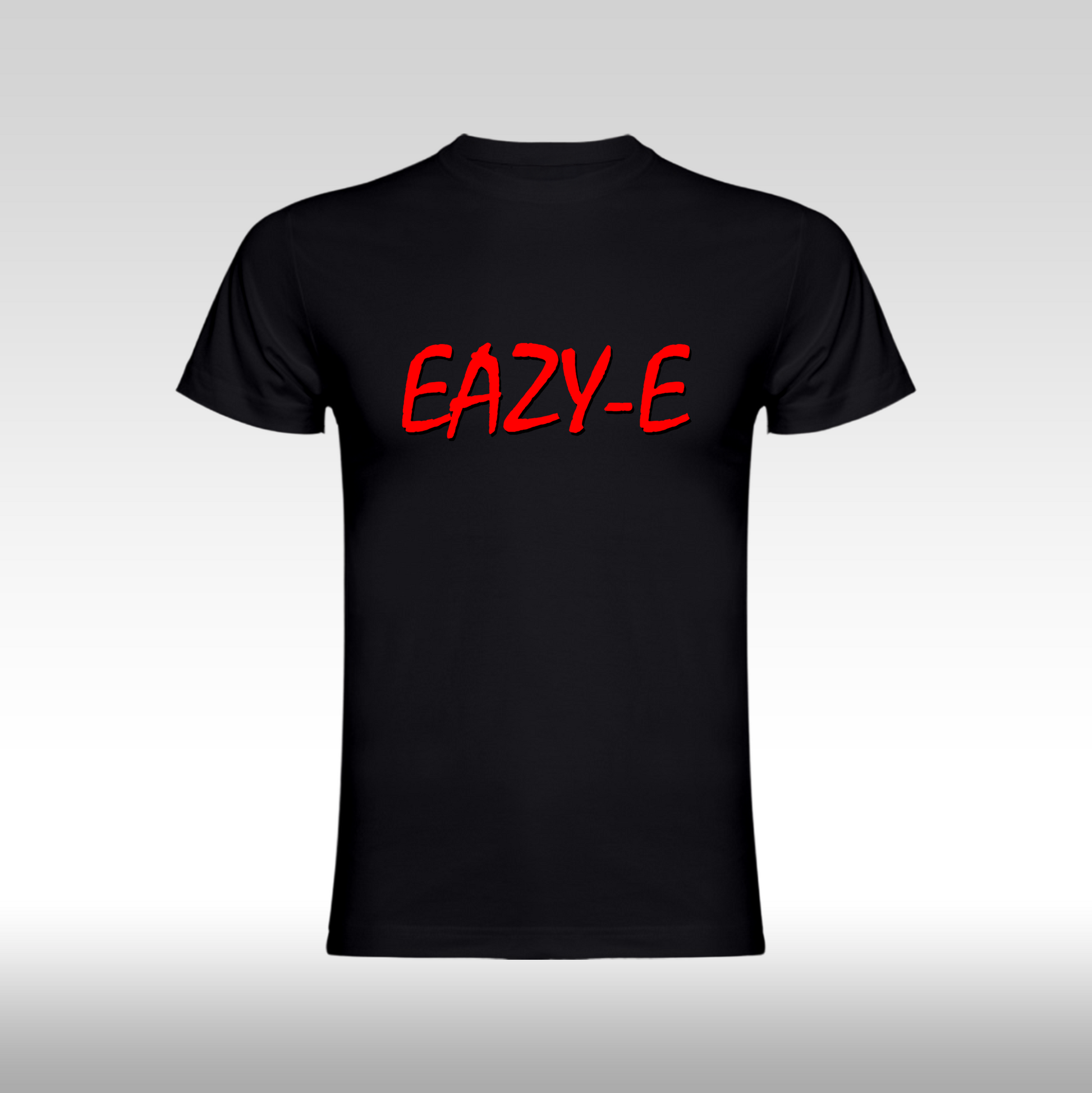 Tricou Negru personalizat bumbac rap "Eazy-E" streetwear
