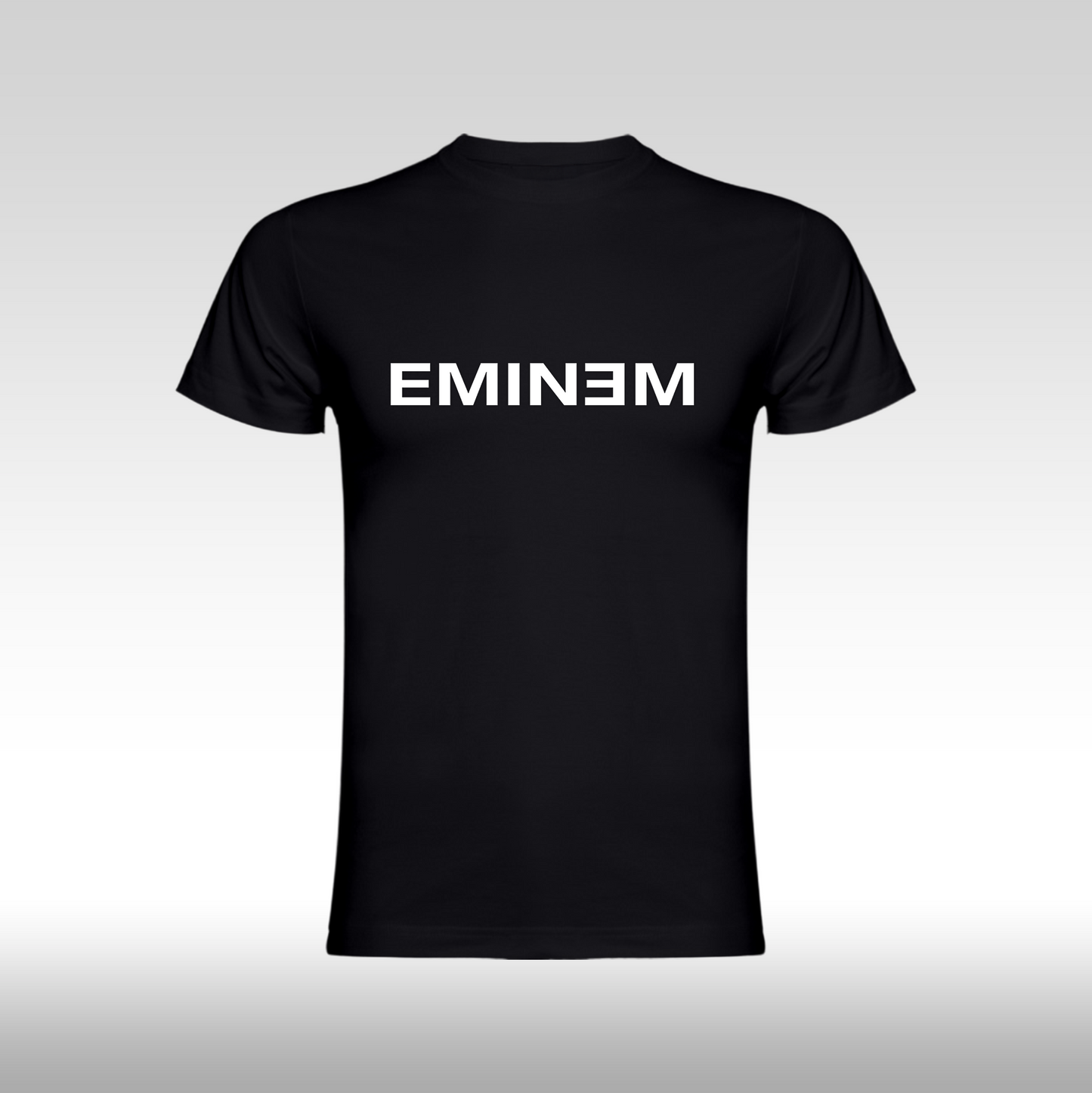 Tricou Negru personalizat bumbac rap "Eminem" streetwear
