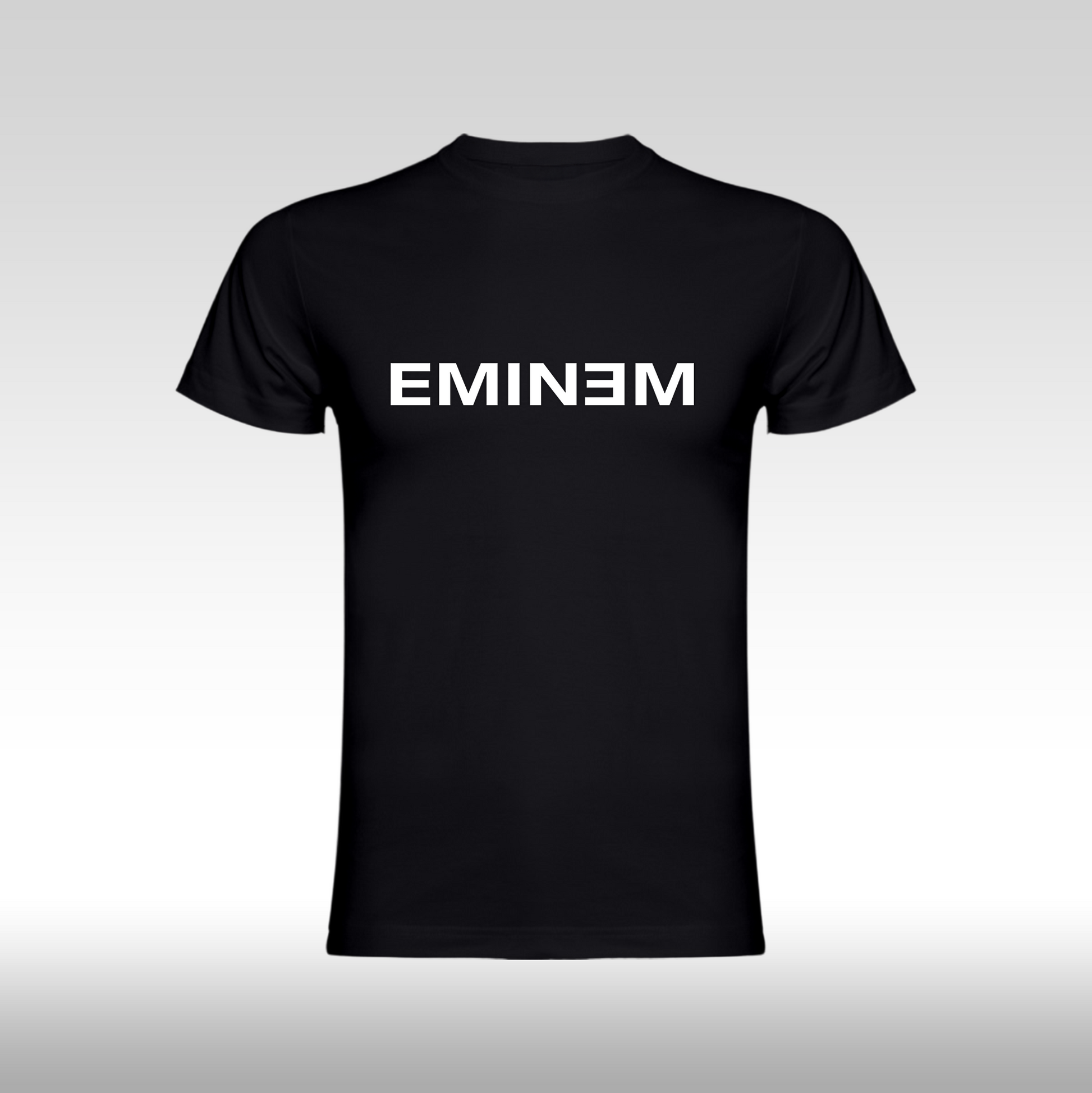 Tricou Negru personalizat bumbac rap "Eminem" streetwear
