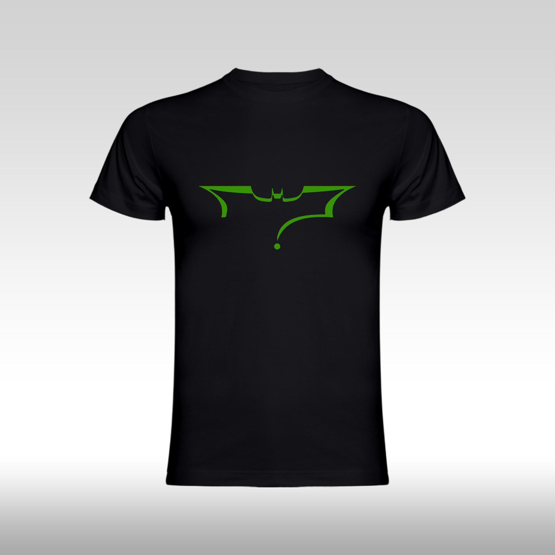 Tricou Negru personalizat bumbac urban "Batman the Riddler" streetwear
