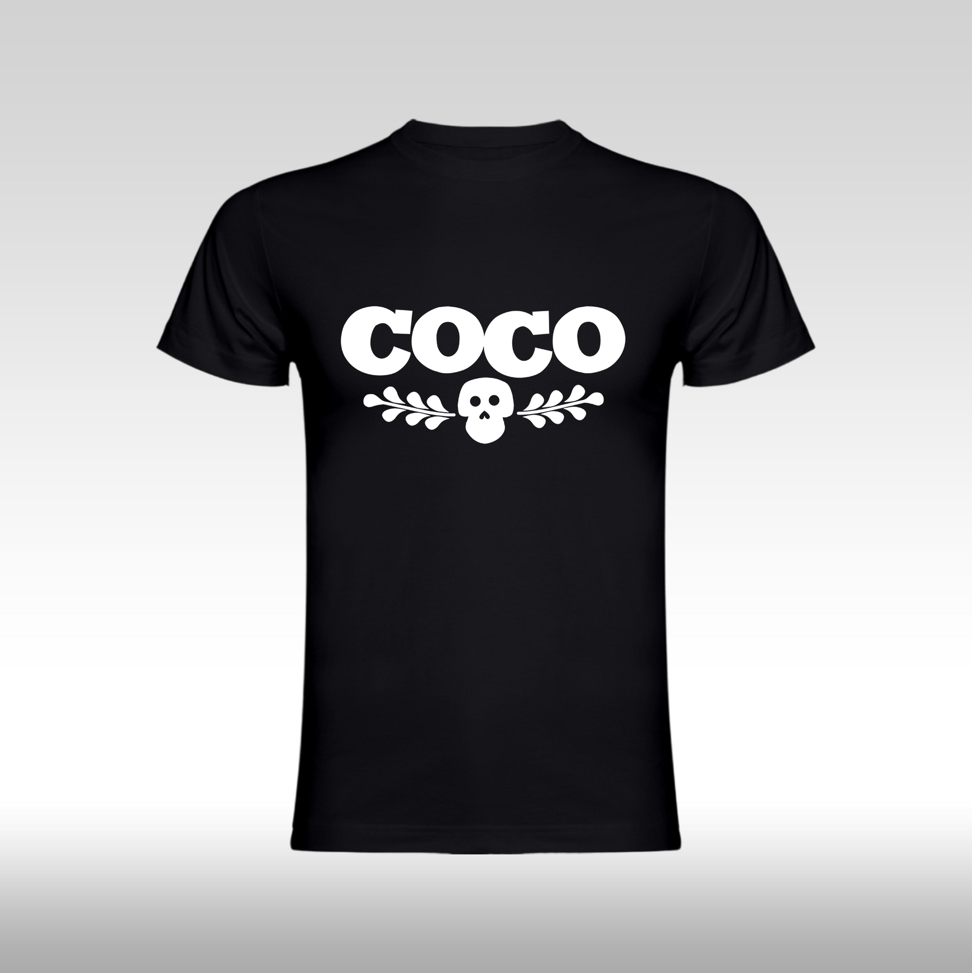 Tricou Negru personalizat bumbac  urban "Coco Funko" streetwear

