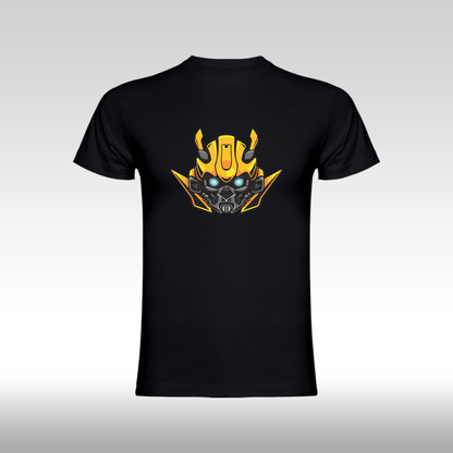 Tricou Negru personalizat bumbac urban "BumbleBee" streetwear
