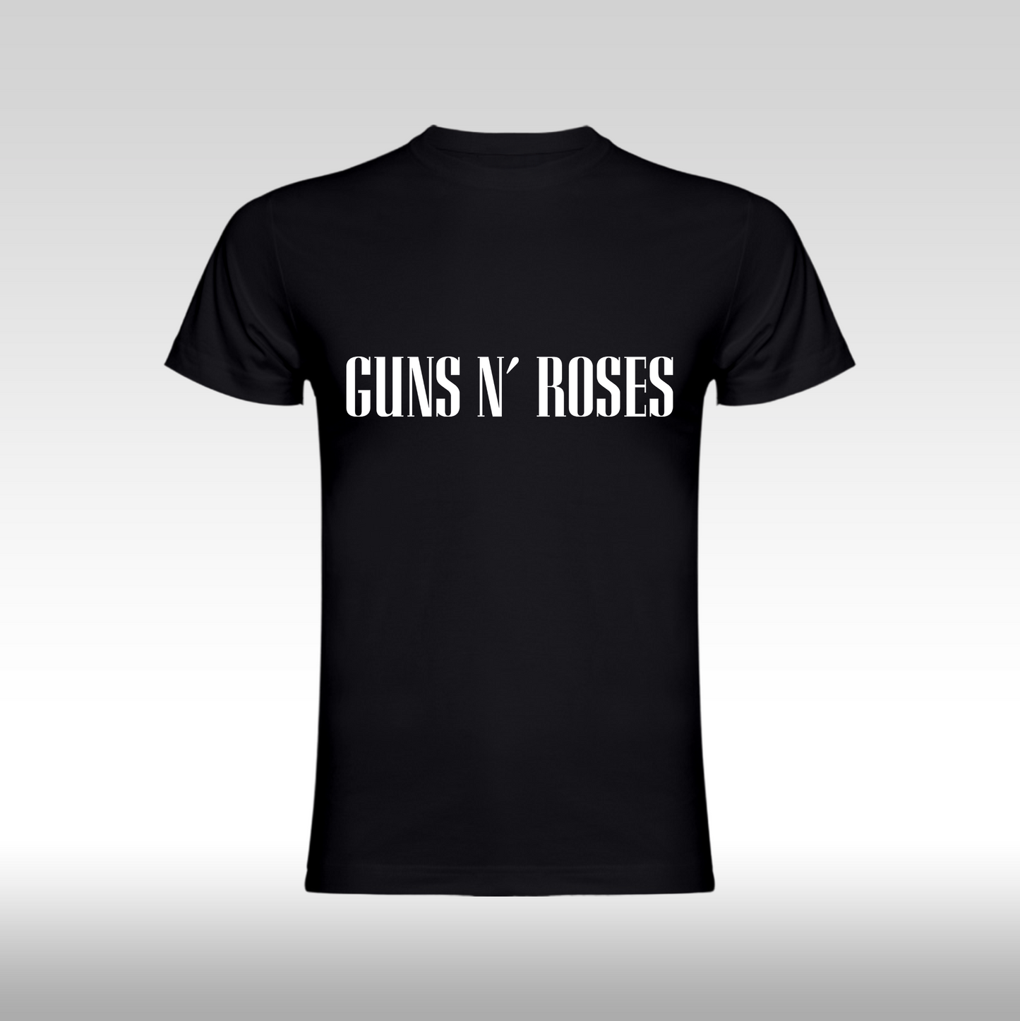 Tricou Negru personalizat bumbac  urban rock "Guns~N~Roses" streetwear
