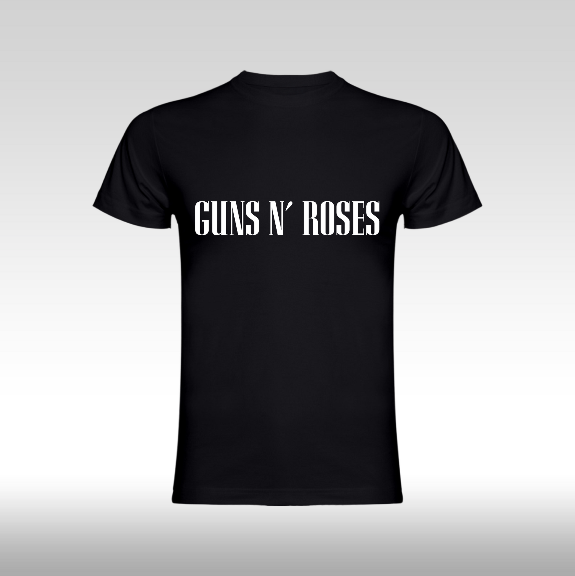 Tricou Negru personalizat bumbac  urban rock "Guns~N~Roses" streetwear
