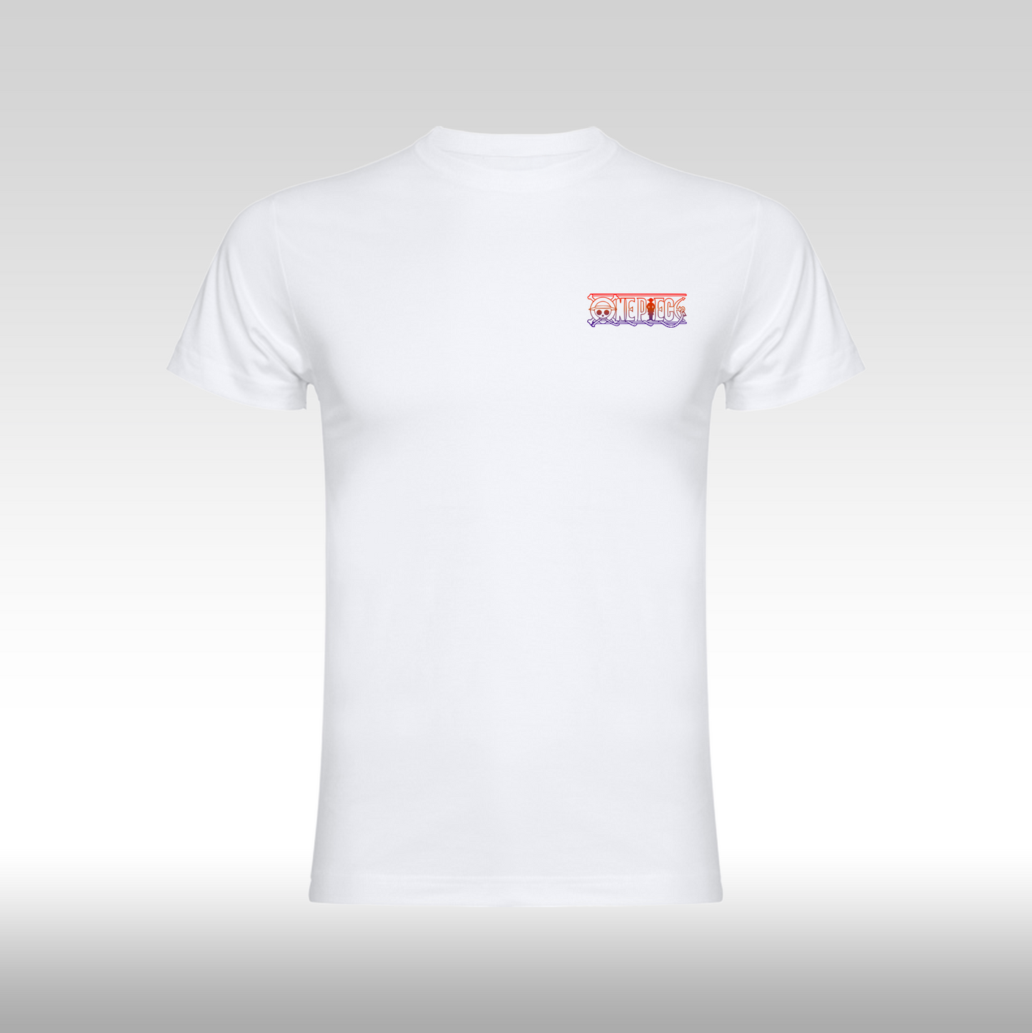 Tricou alb personalizat bumbac Fata anime "Portgas D Ace" streetwear
