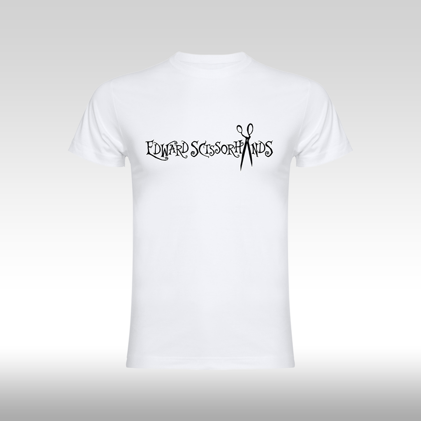 Tricou alb personalizat bumbac fata colectionar "Edward Scissorhands Funko" streetwear
