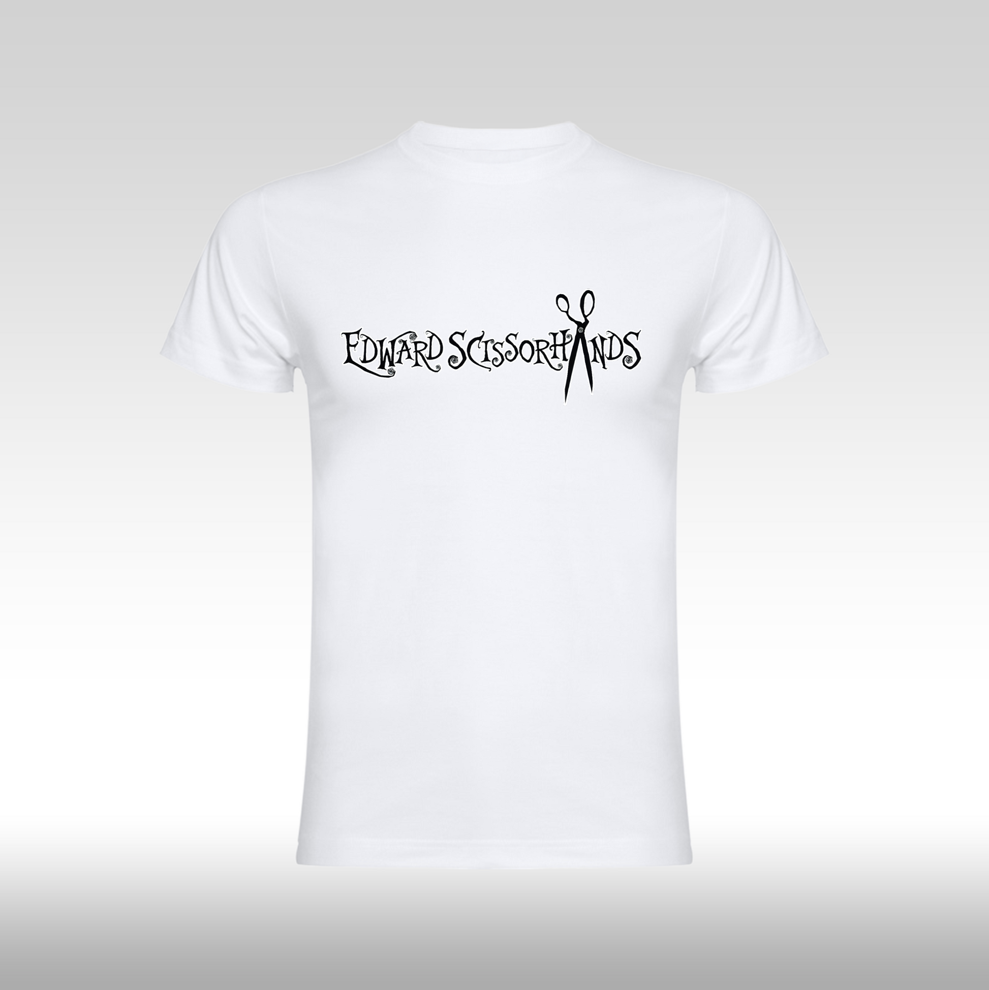 Tricou alb personalizat bumbac fata colectionar "Edward Scissorhands Funko" streetwear
