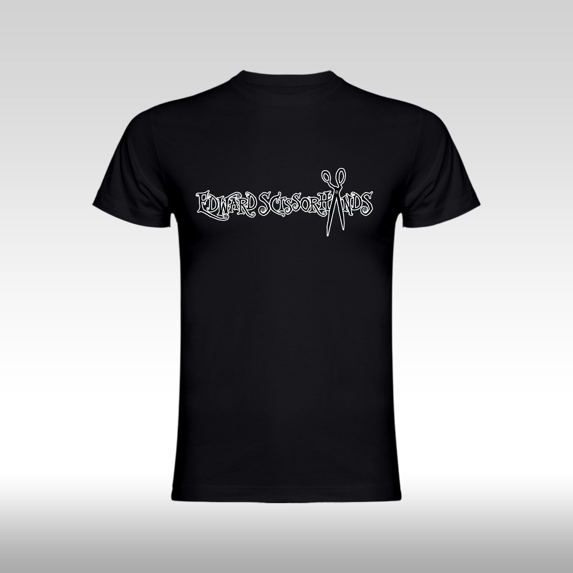 Tricou negru personalizat bumbac fata colectionar "Edward Scissorhands Funko" streetwear
