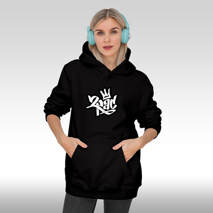 Hanorac Negru personalizat Fata Dama hip-hop "2 Pac" streetwear
