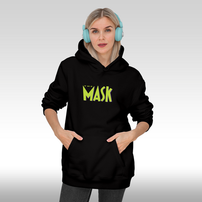 Hanorac Negru personalizat Fata Dama urban "The Mask" streetwear
