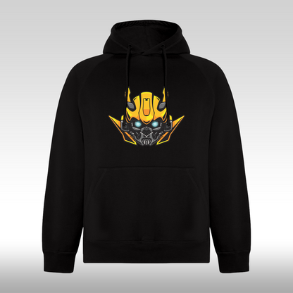 Hanorac Negru personalizat Fata urban "BumbleBee" streetwear
