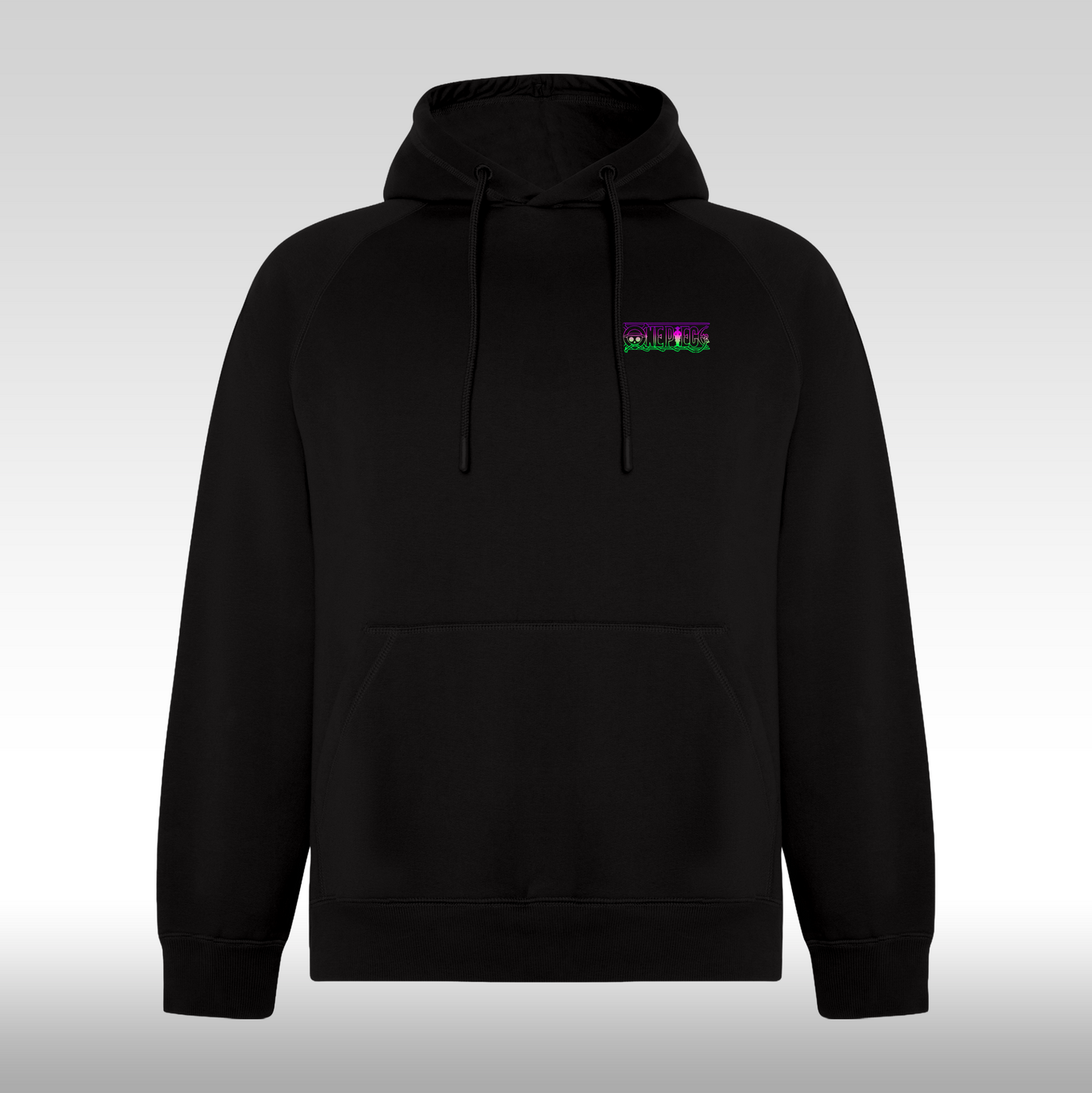 Hanorac Negru personalizat anime "WANTED : Roronoa Zoro" streetwear
