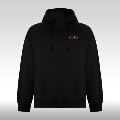 Hanorac Negru personalizat anime "WANTED : Roronoa Zoro" streetwear
