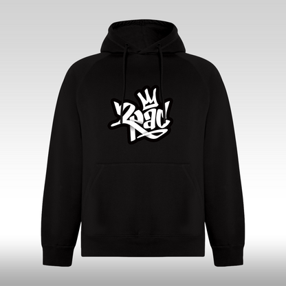 Hanorac Negru personalizat hip-hop "2 Pac" streetwear
