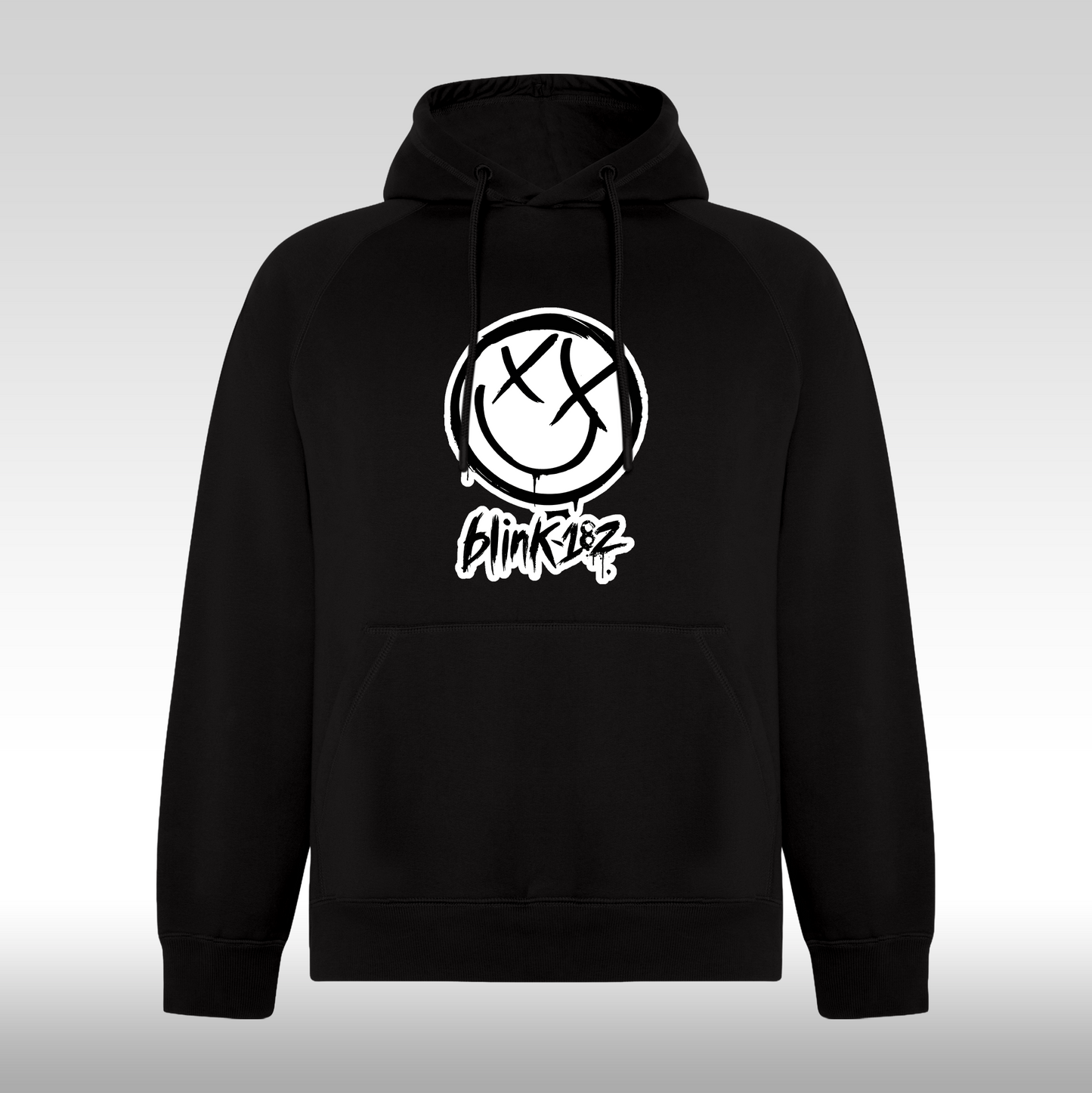 Hanorac Negru personalizat punk rock "Blink 182" streetwear
