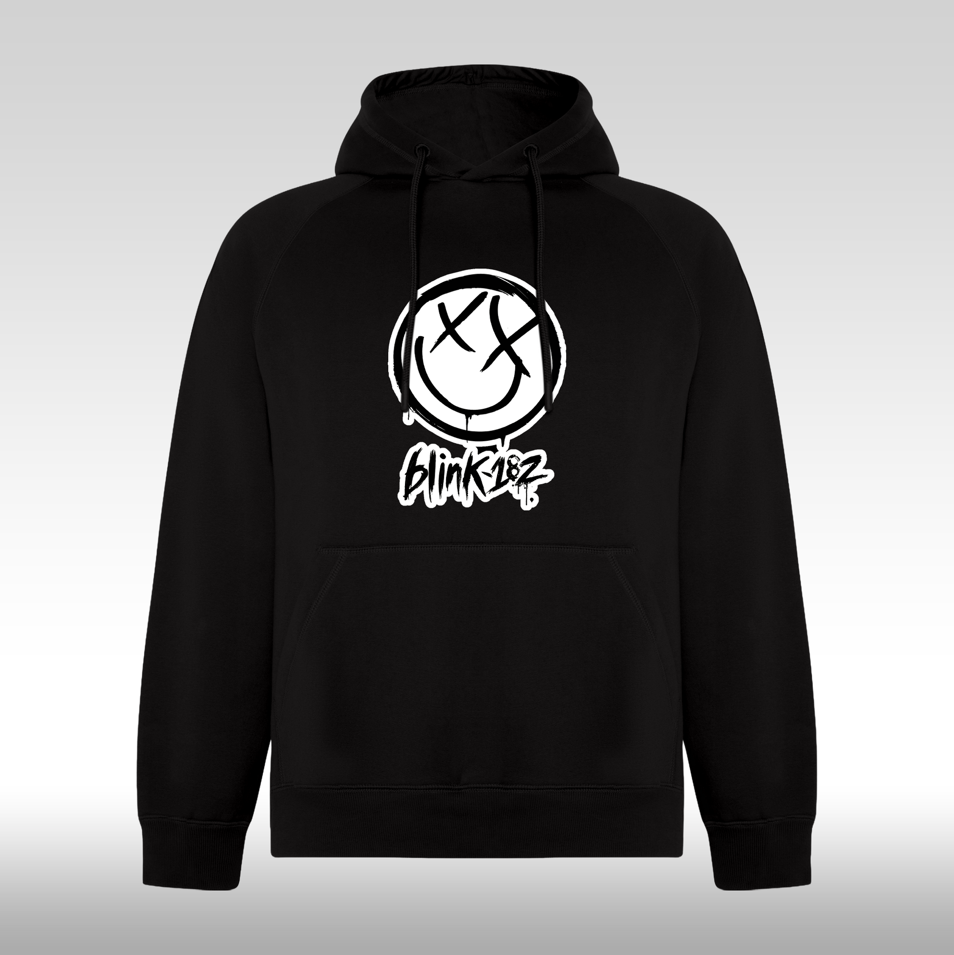 Hanorac Negru personalizat punk rock "Blink 182" streetwear
