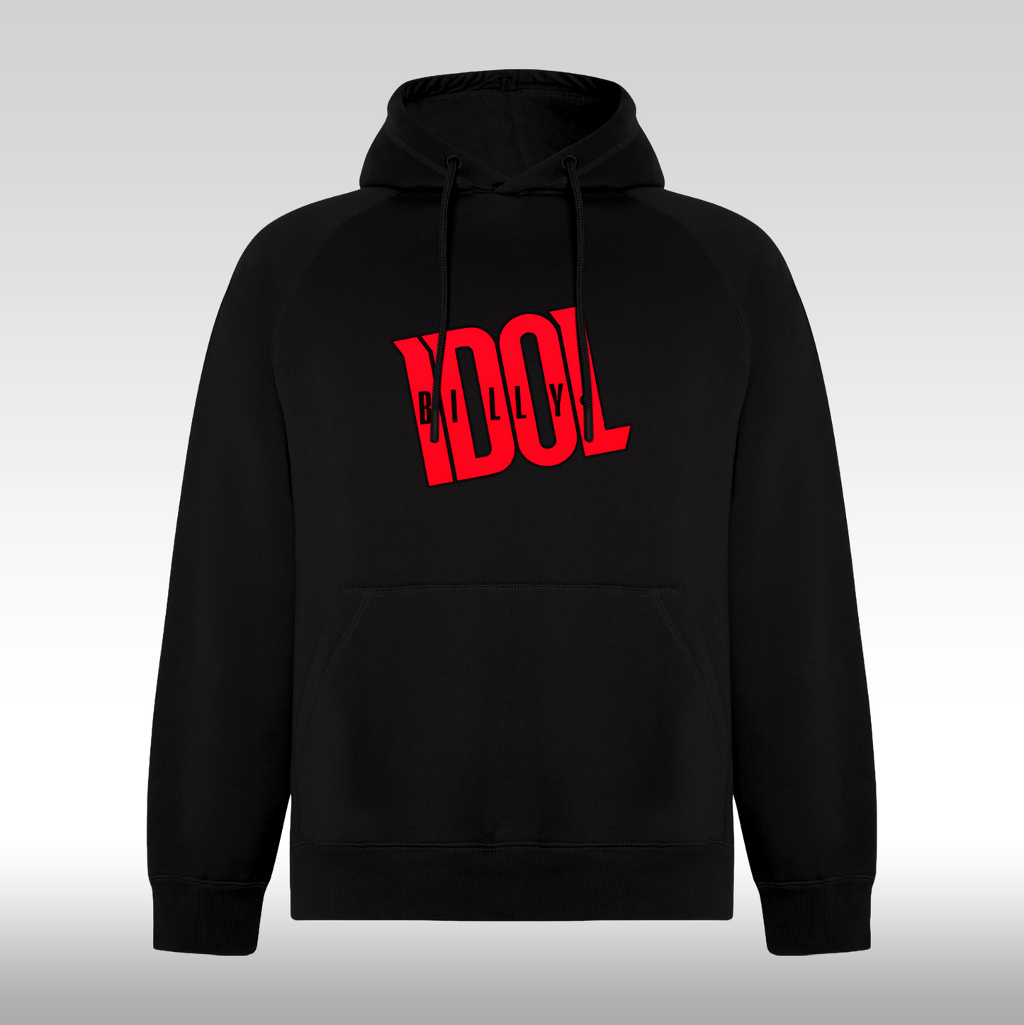 Hanorac Negru personalizat rock "Billy Idol" streetwear
