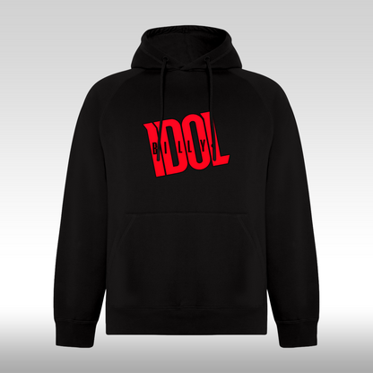 Hanorac Negru personalizat rock "Billy Idol" streetwear
