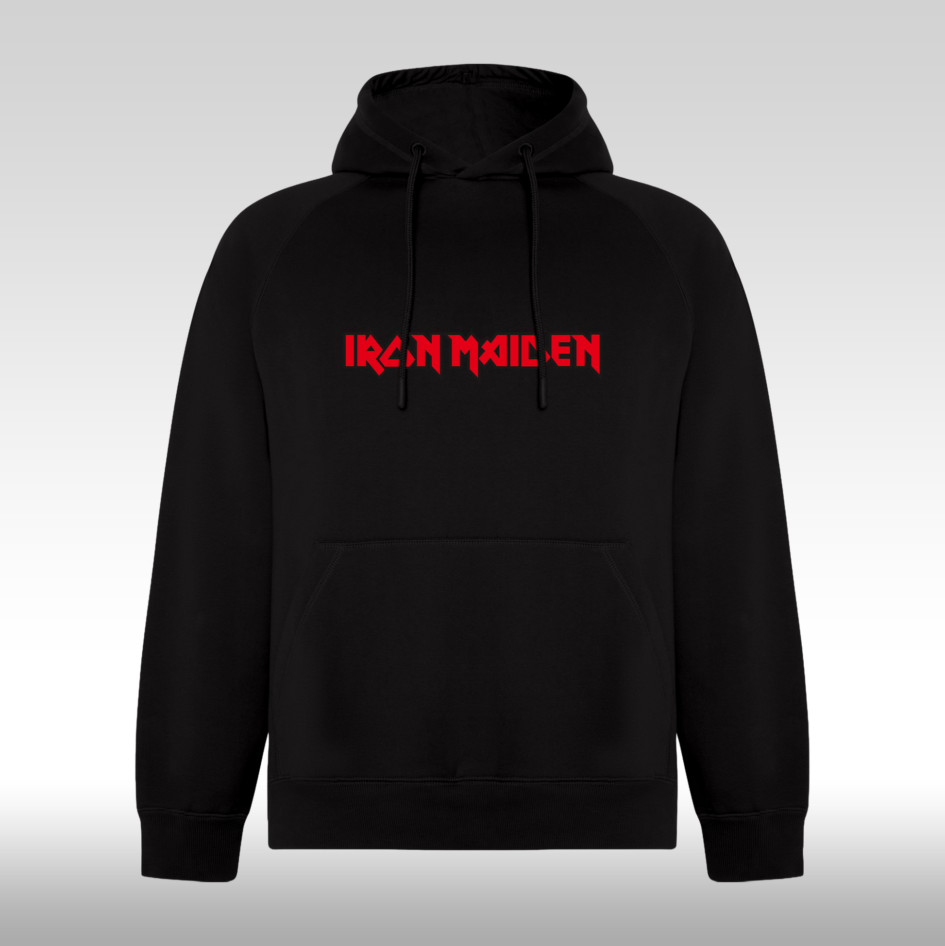 Hanorac Negru personalizat rock "Iron Maiden" streetwear
