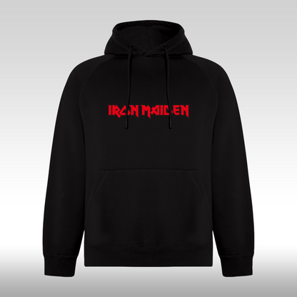 Hanorac Negru personalizat rock "Iron Maiden" streetwear
