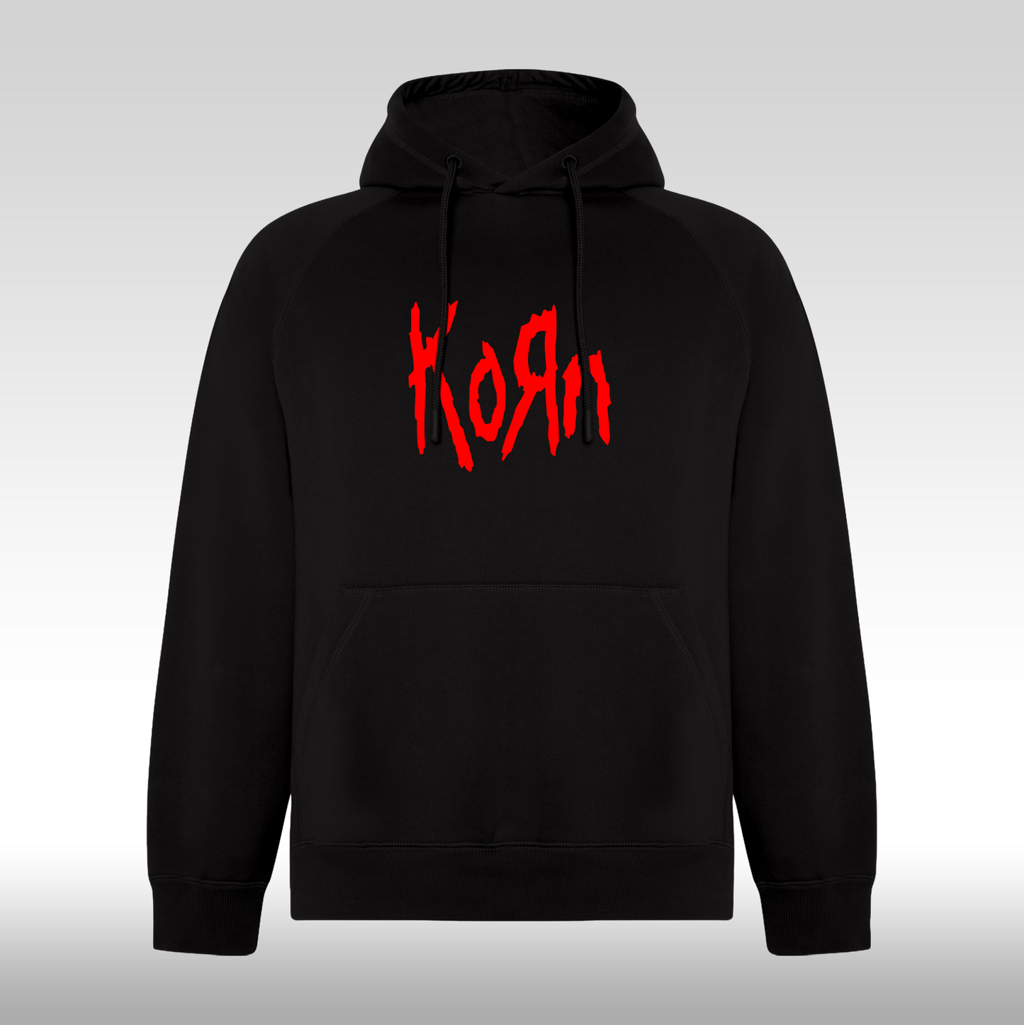 Hanorac Negru personalizat rock "Korn" streetwear
