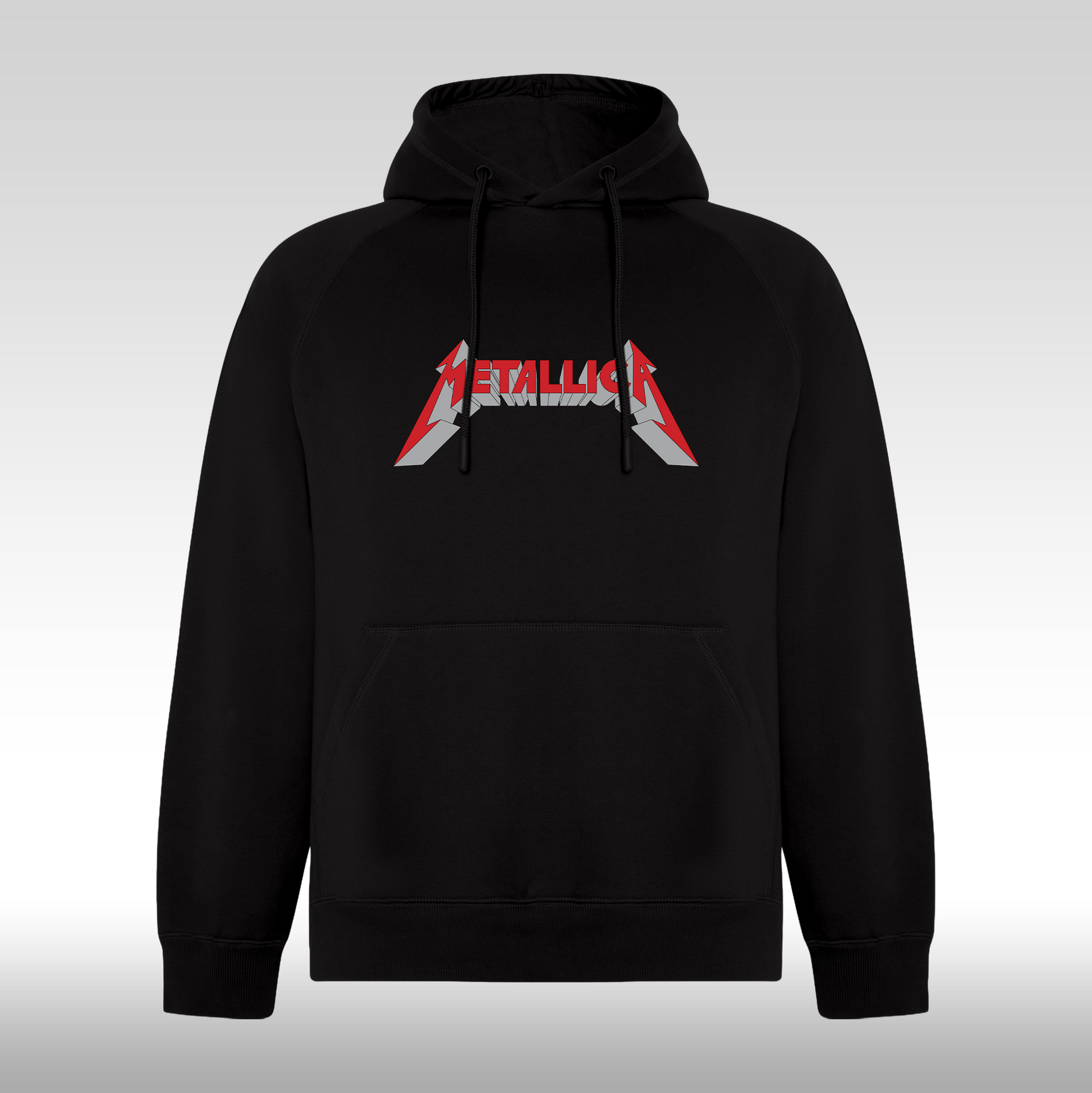 Hanorac Negru personalizat rock "Metallica" streetwear
