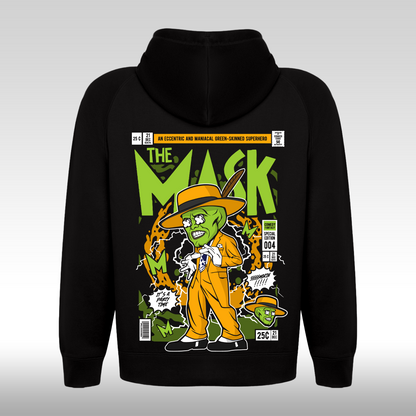 Hanorac Negru personalizat spate urban "The Mask" streetwear
