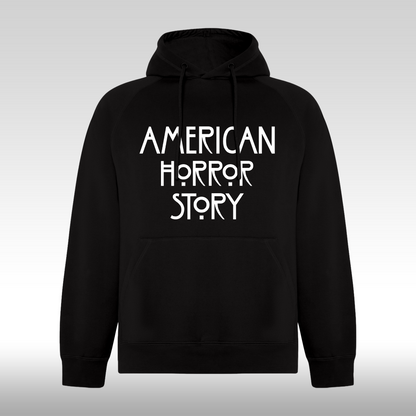 Hanorac Negru personalizat urban "American Horror Story" streetwear
