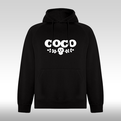 Hanorac Negru personalizat urban "Coco" streetwear
