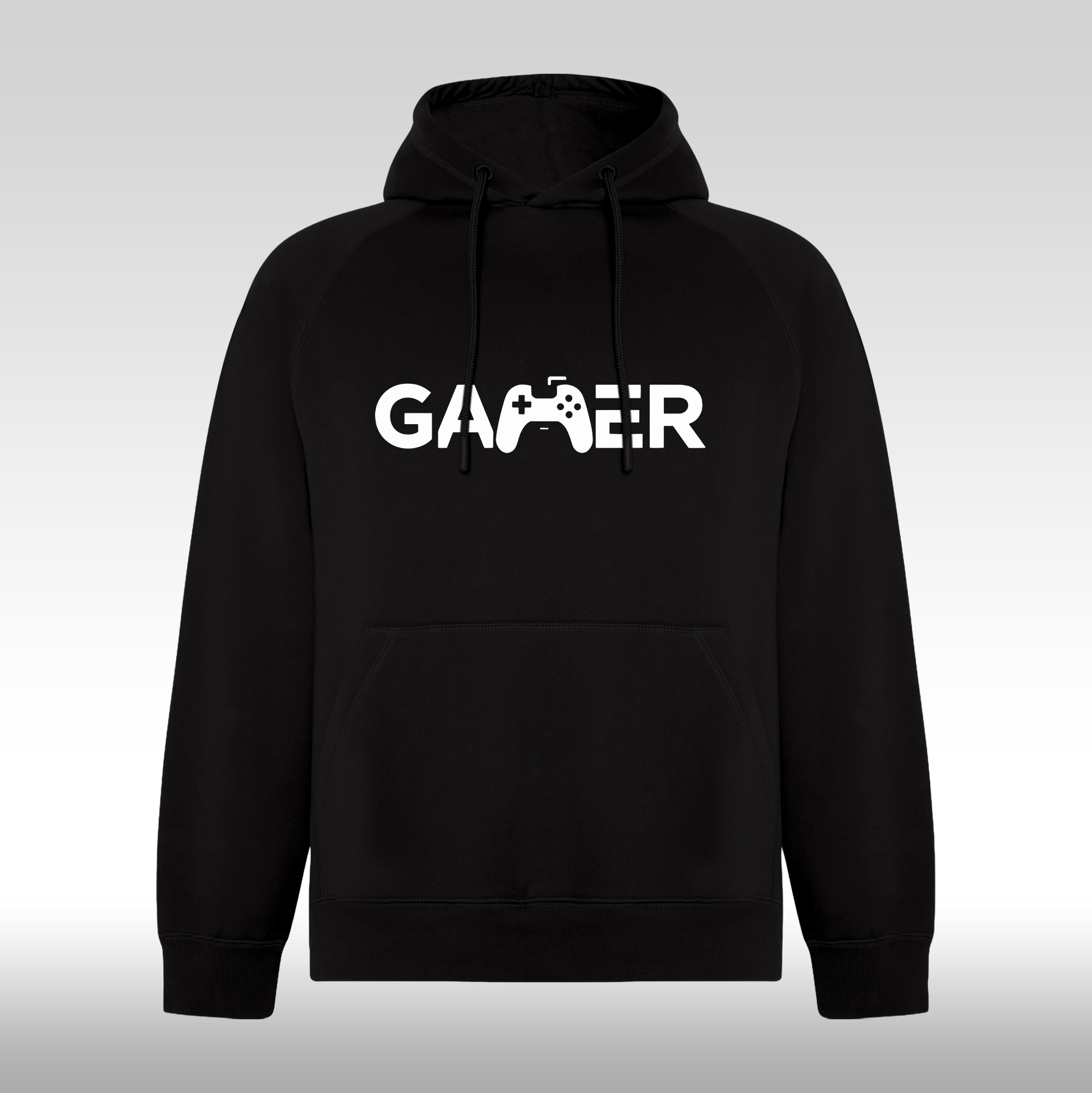 Hanorac Negru personalizat urban "Console Gamer" streetwear
