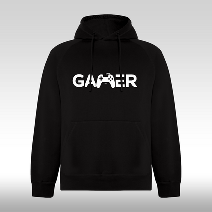 Hanorac Negru personalizat urban "Console Gamer" streetwear
