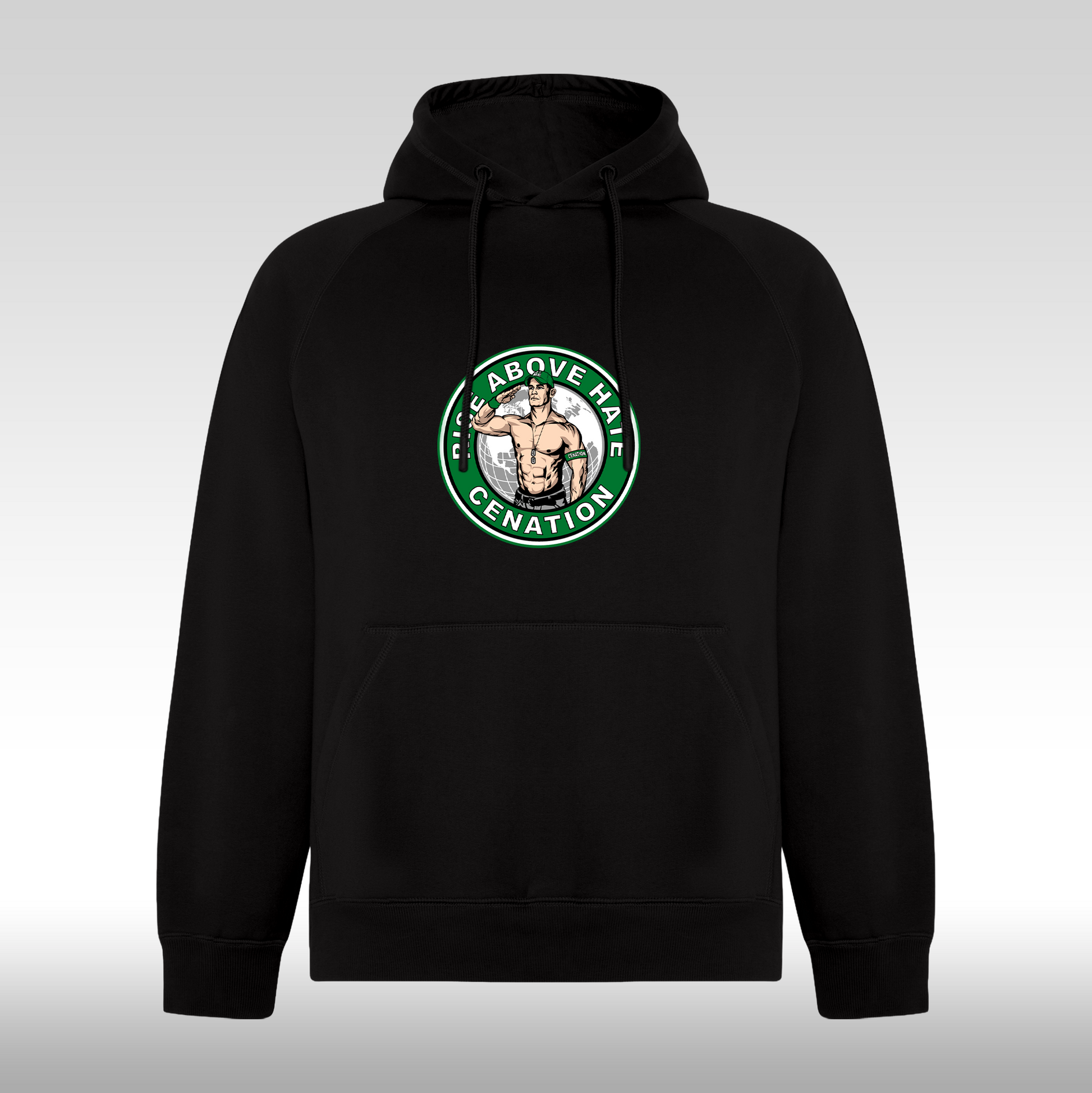 Hanorac Negru personalizat urban "John Cena" streetwear
