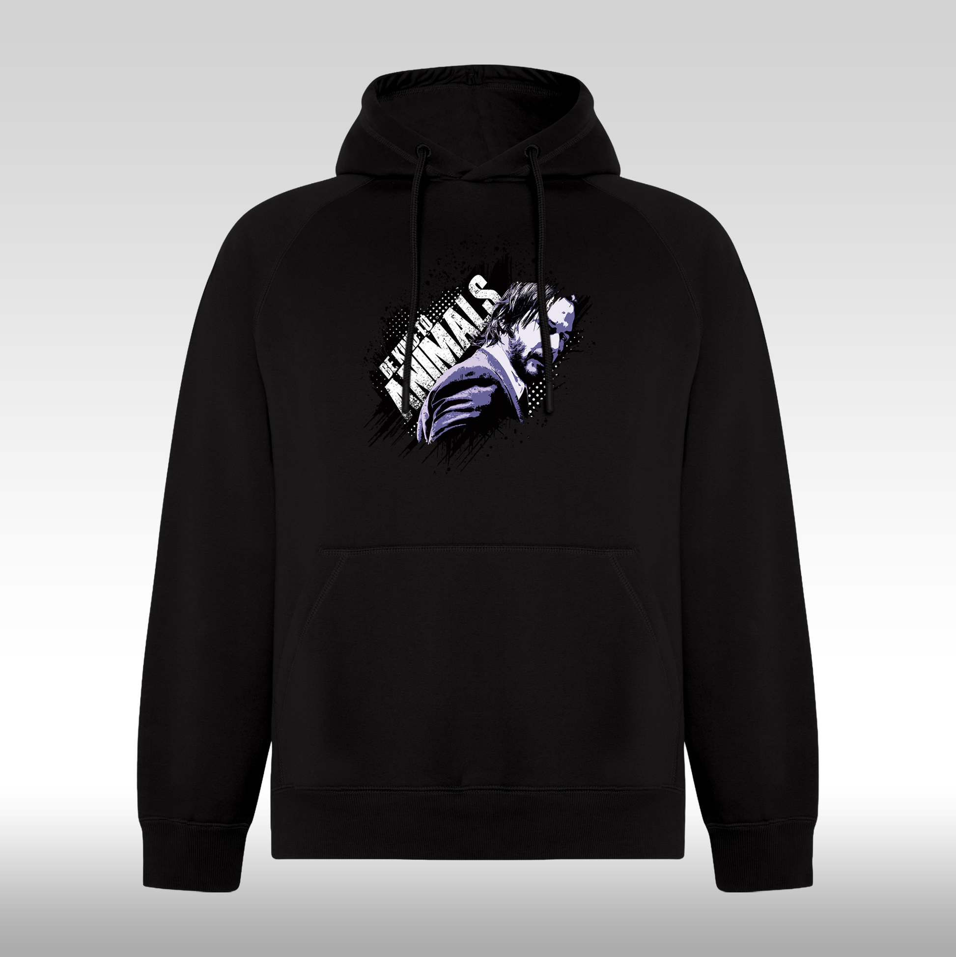 Hanorac Negru personalizat urban "John wick" streetwear
