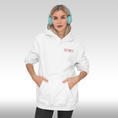 Hanorac alb personalizat Fata Dama anime "Monkey D Luffy" streetwear
