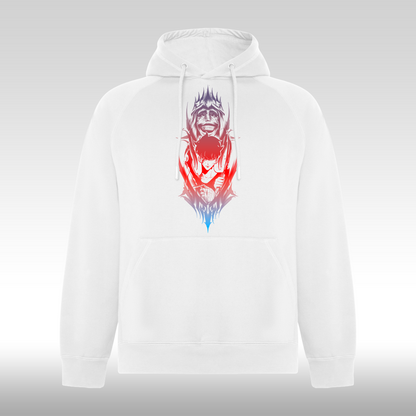 Hanorac alb personalizat anime "Solo Leveling" streetwear
