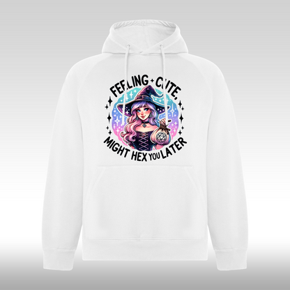 Hanorac alb personalizat Fata Dama urban "Lucy" streetwear
